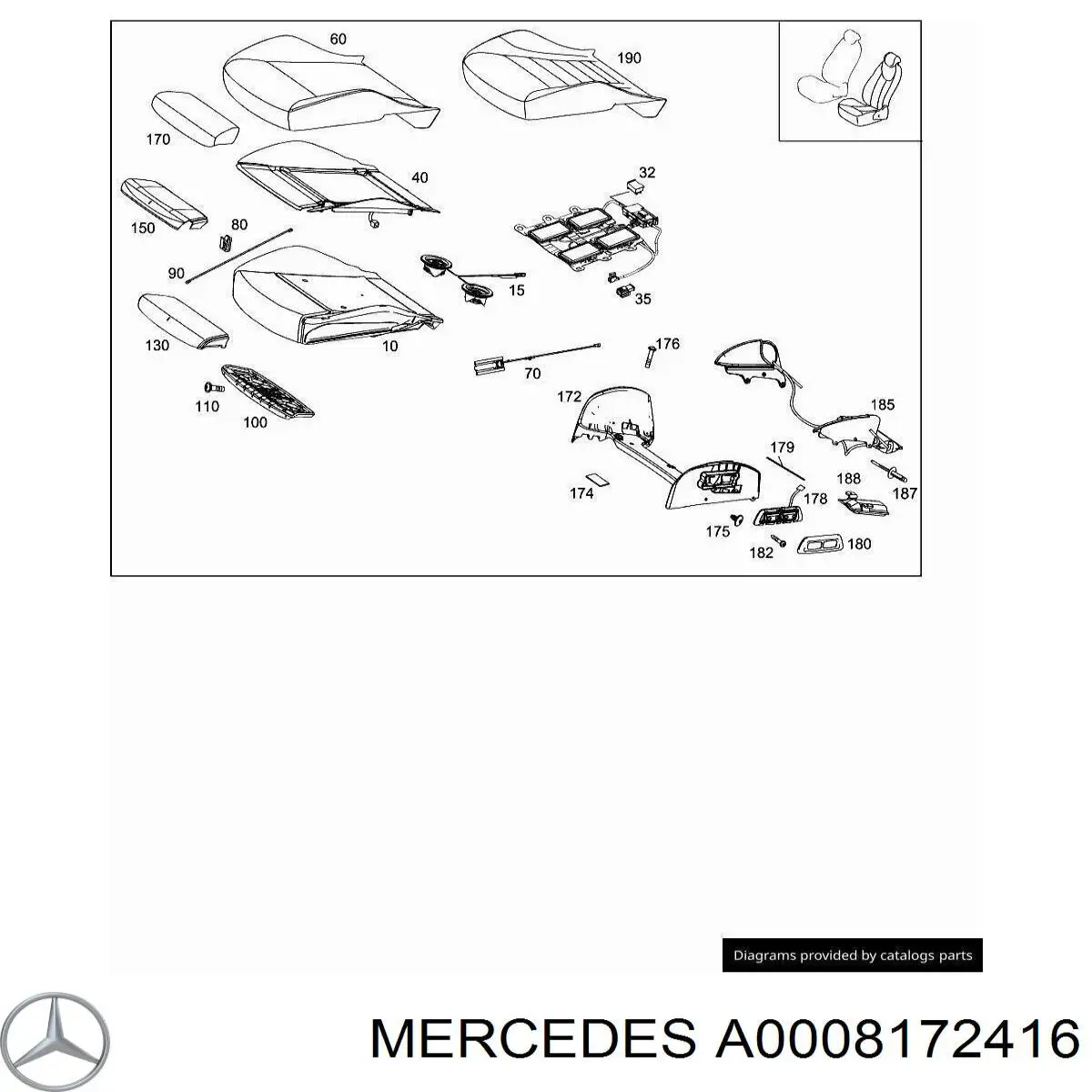 Купить A0008172416 Mercedes 