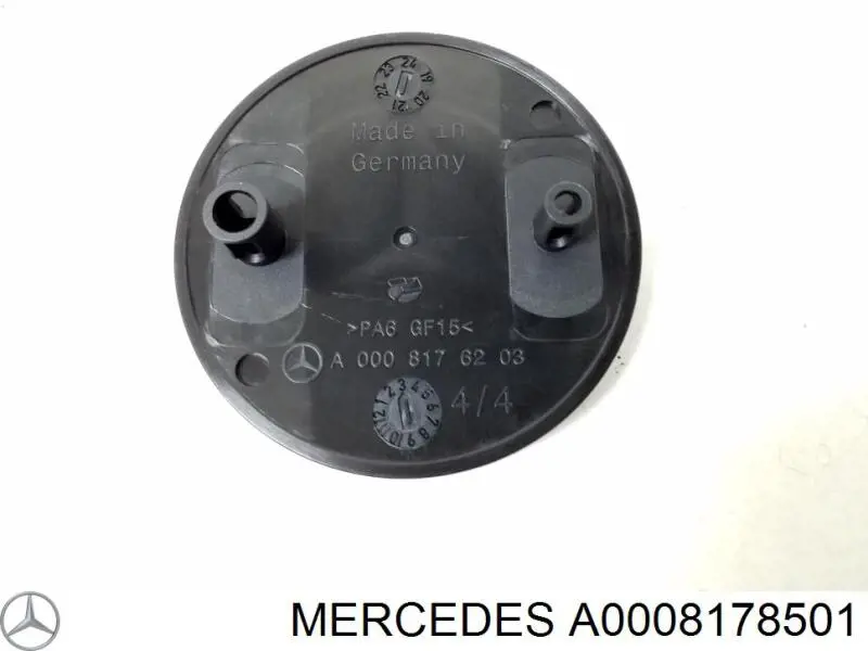 A0008178501 Mercedes emblema do pára-choque dianteiro