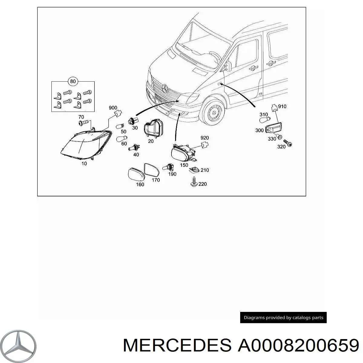 A0008200659 Mercedes 