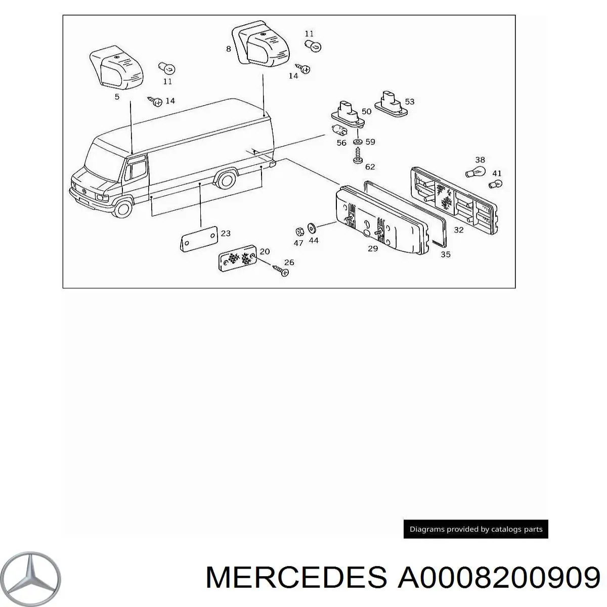  A0008200909 Mercedes