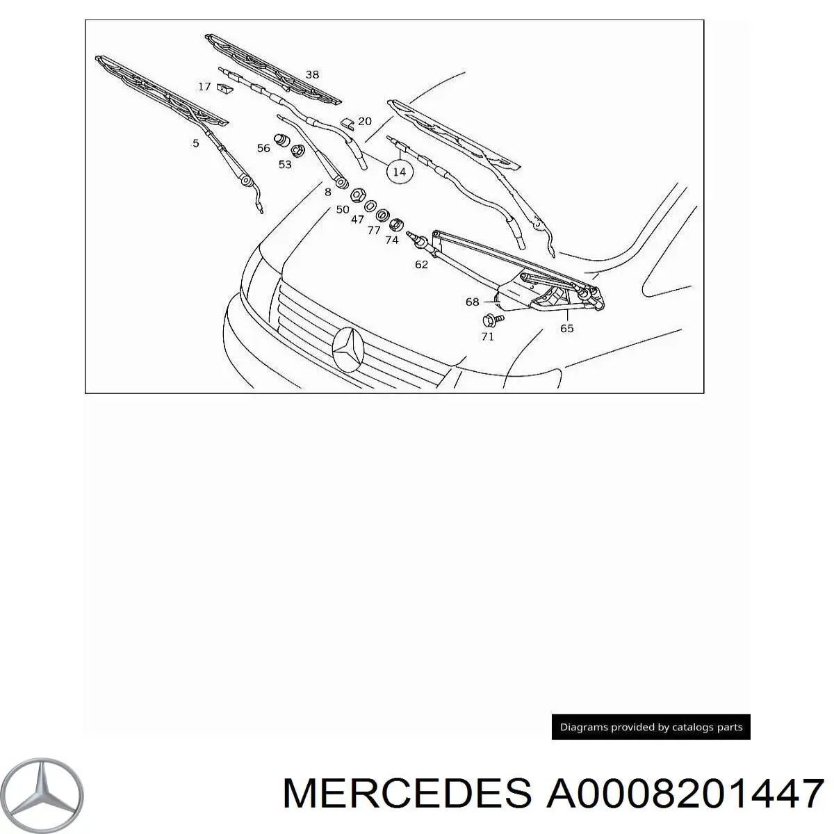 A0008201447 Mercedes 