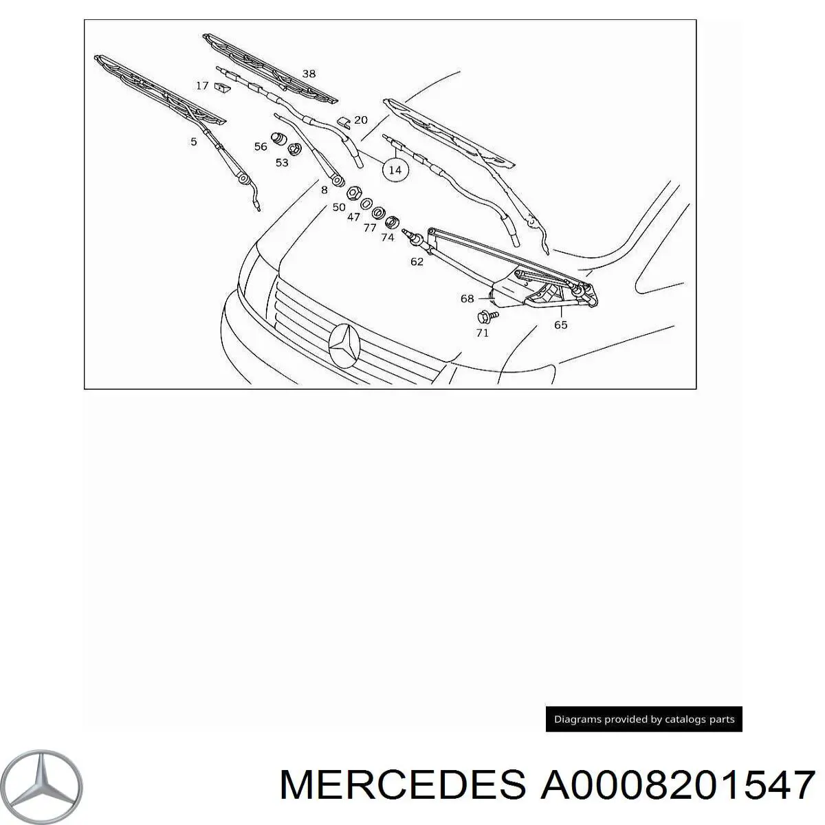 A0008201547 Mercedes 