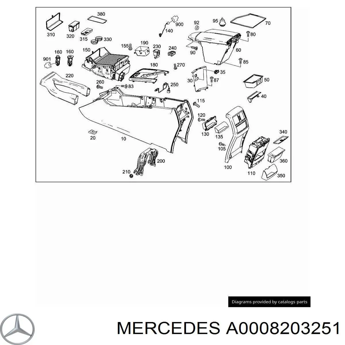 A0008203251 Mercedes 