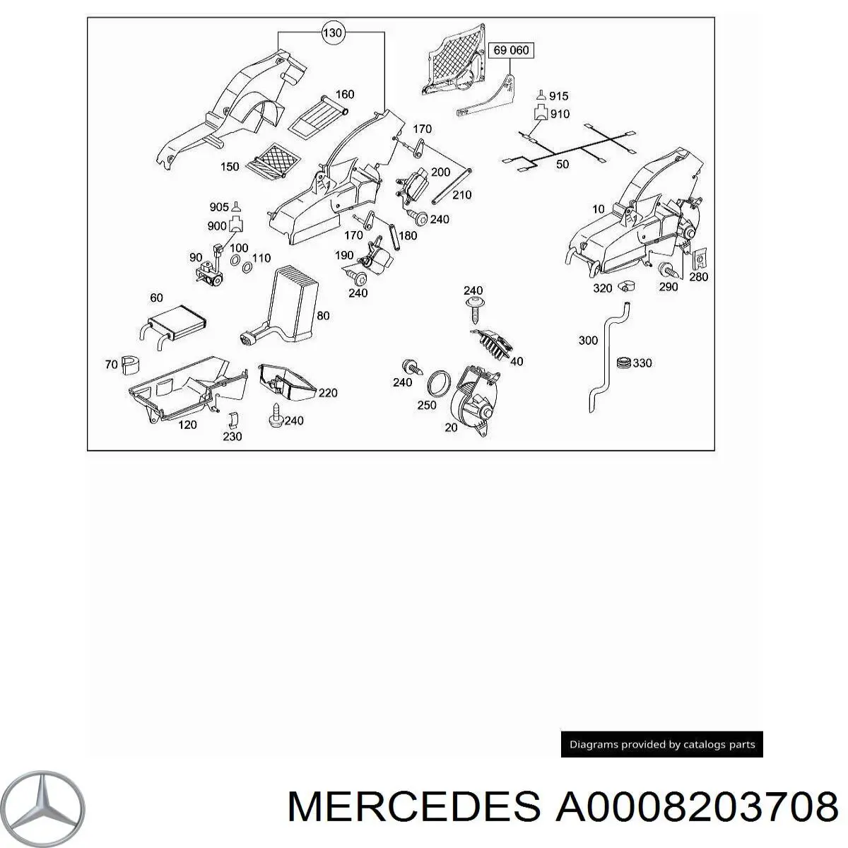 0008203708 Mercedes 