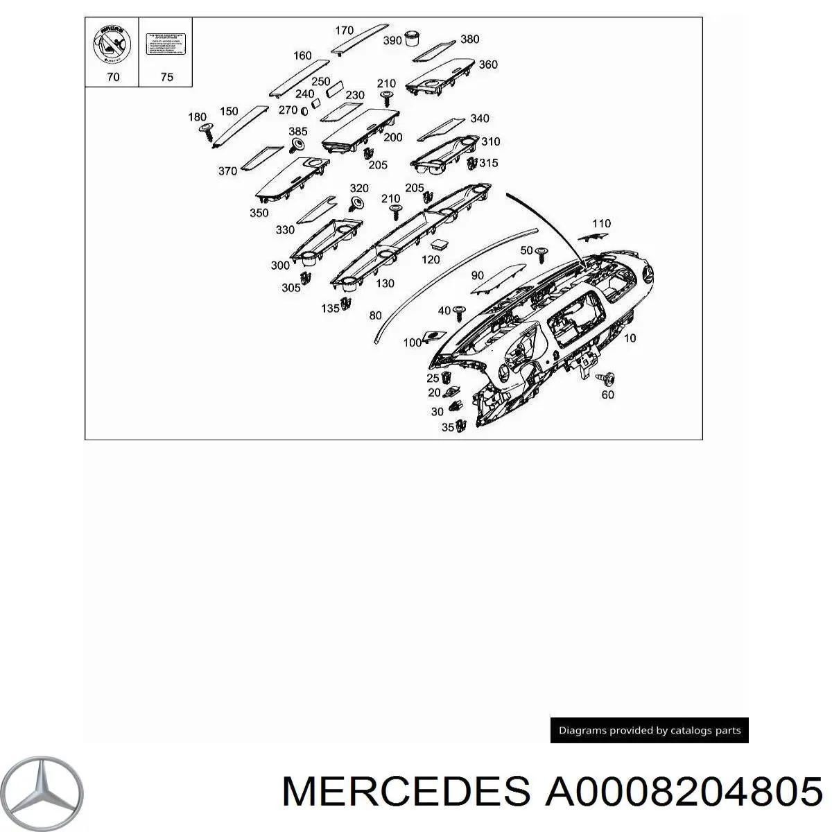  A0008204805 Mercedes