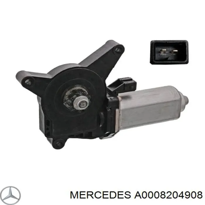Мотор стеклоподъемника двери передней, левой MERCEDES A0008204908