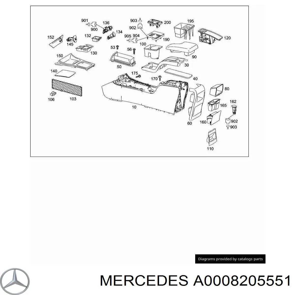  A0008205551 Mercedes