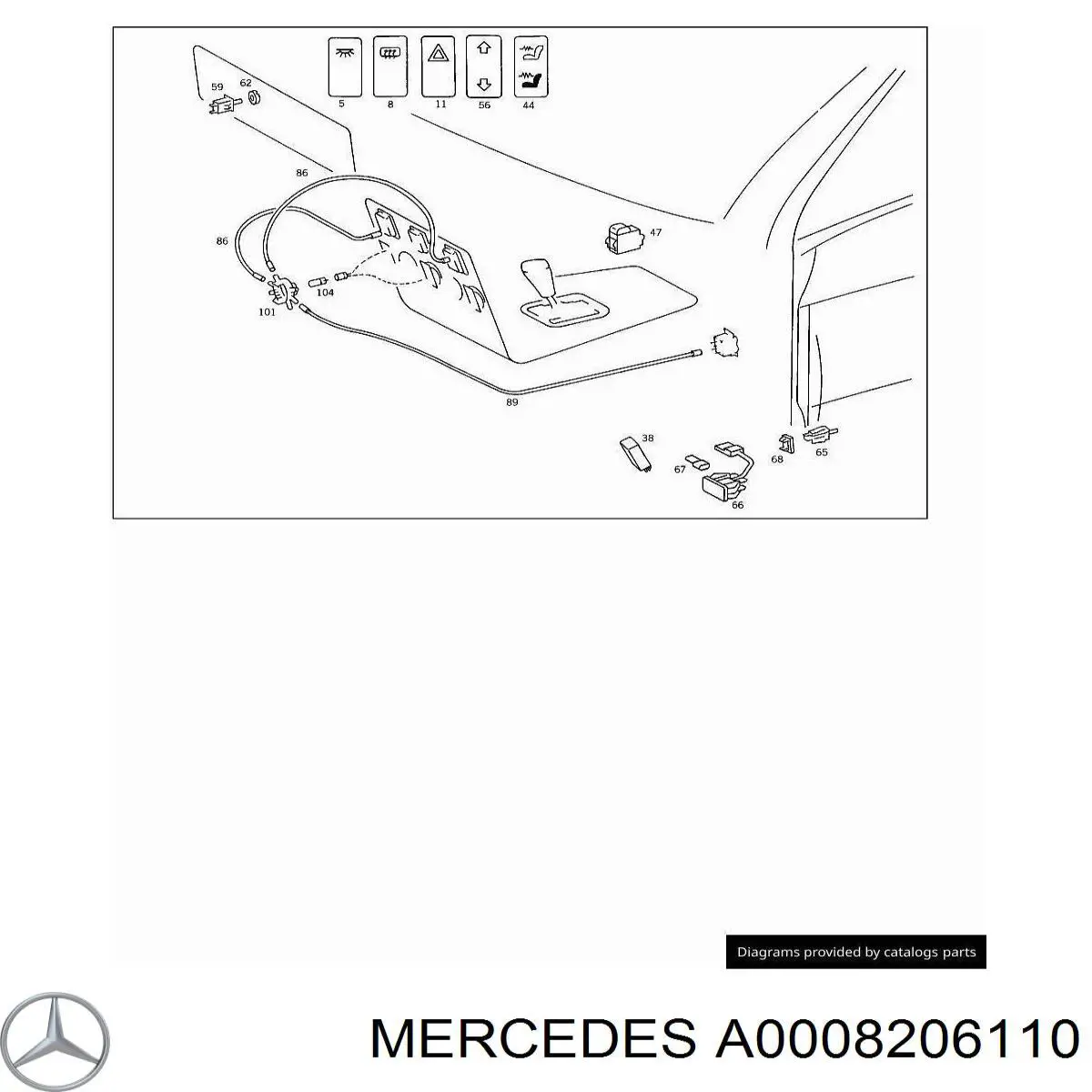  A0008206110 Mercedes