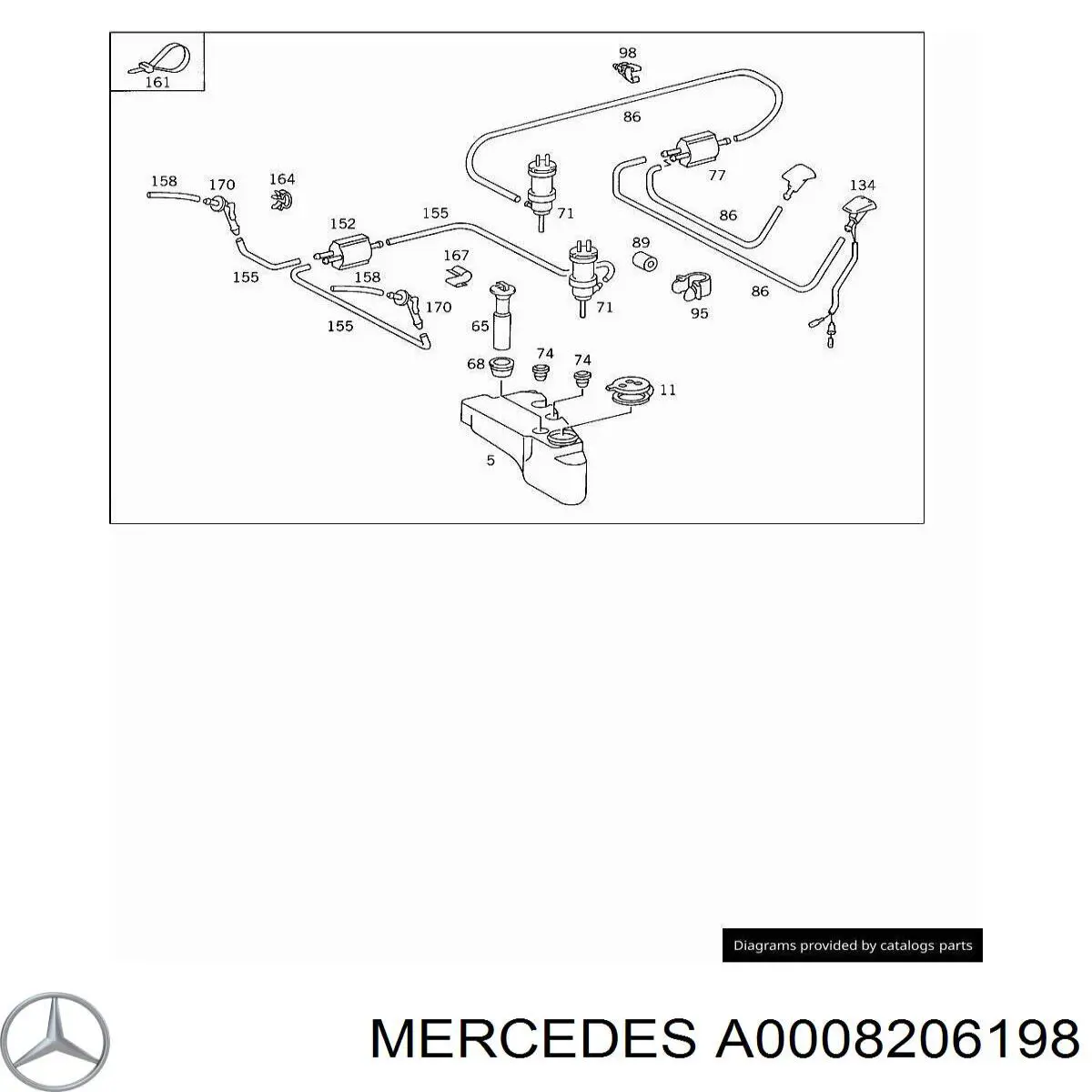  Mercedes A0008206198 цена, от 2.35 USD