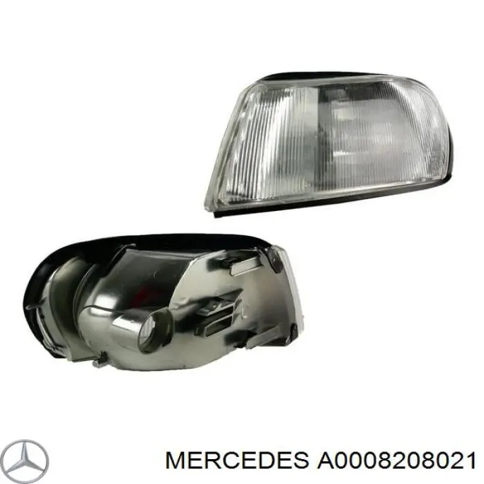 Повторитель поворота на крыле, правый Mercedes A0008208021