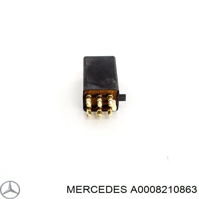 0008210863 Mercedes Relê de controlo de limpador pára-brisas