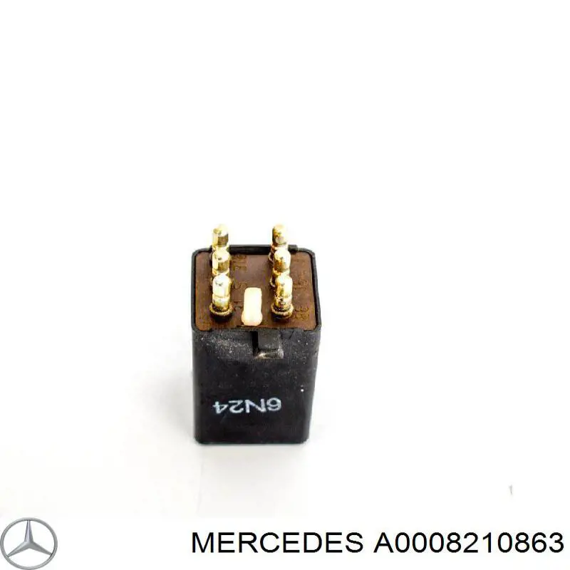 Relê de controlo de limpador pára-brisas Mercedes 0008210863