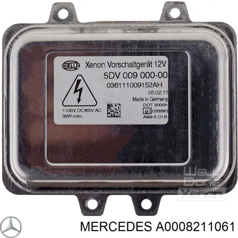 Ксенон, блок управления Mercedes A0008211061 цена, от 38.37 USD