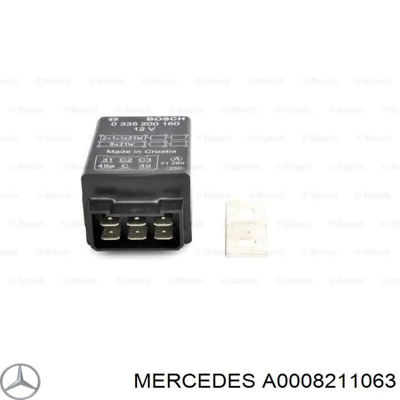 Автомобильные реле поворотов Mercedes A0008211063 цена, от 2.26 USD