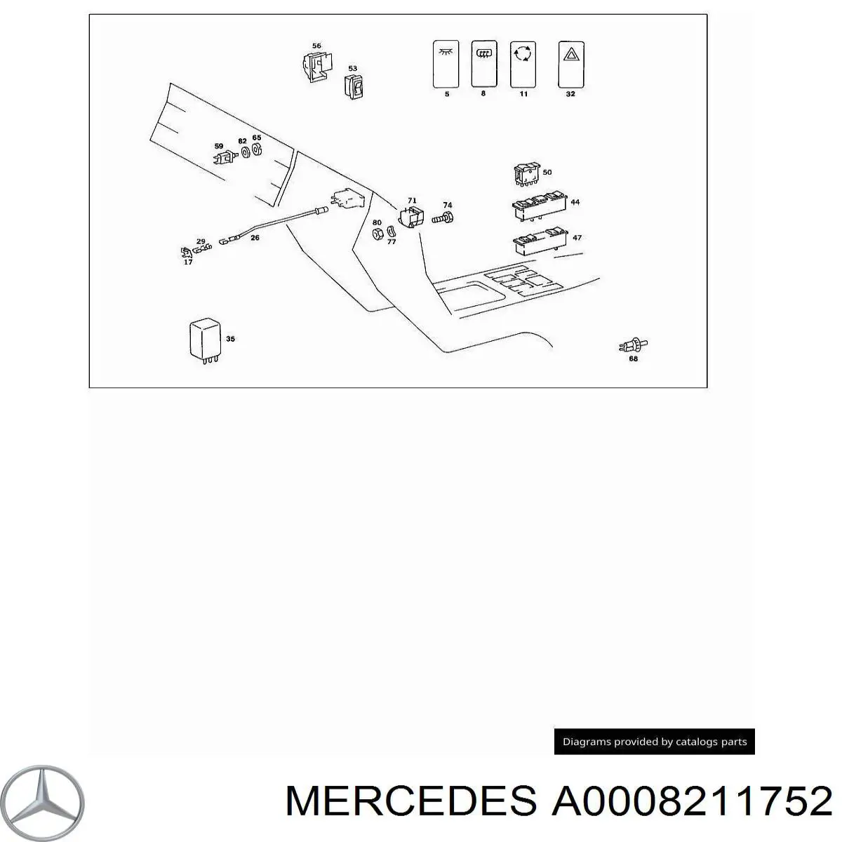  A0008211752 Mercedes