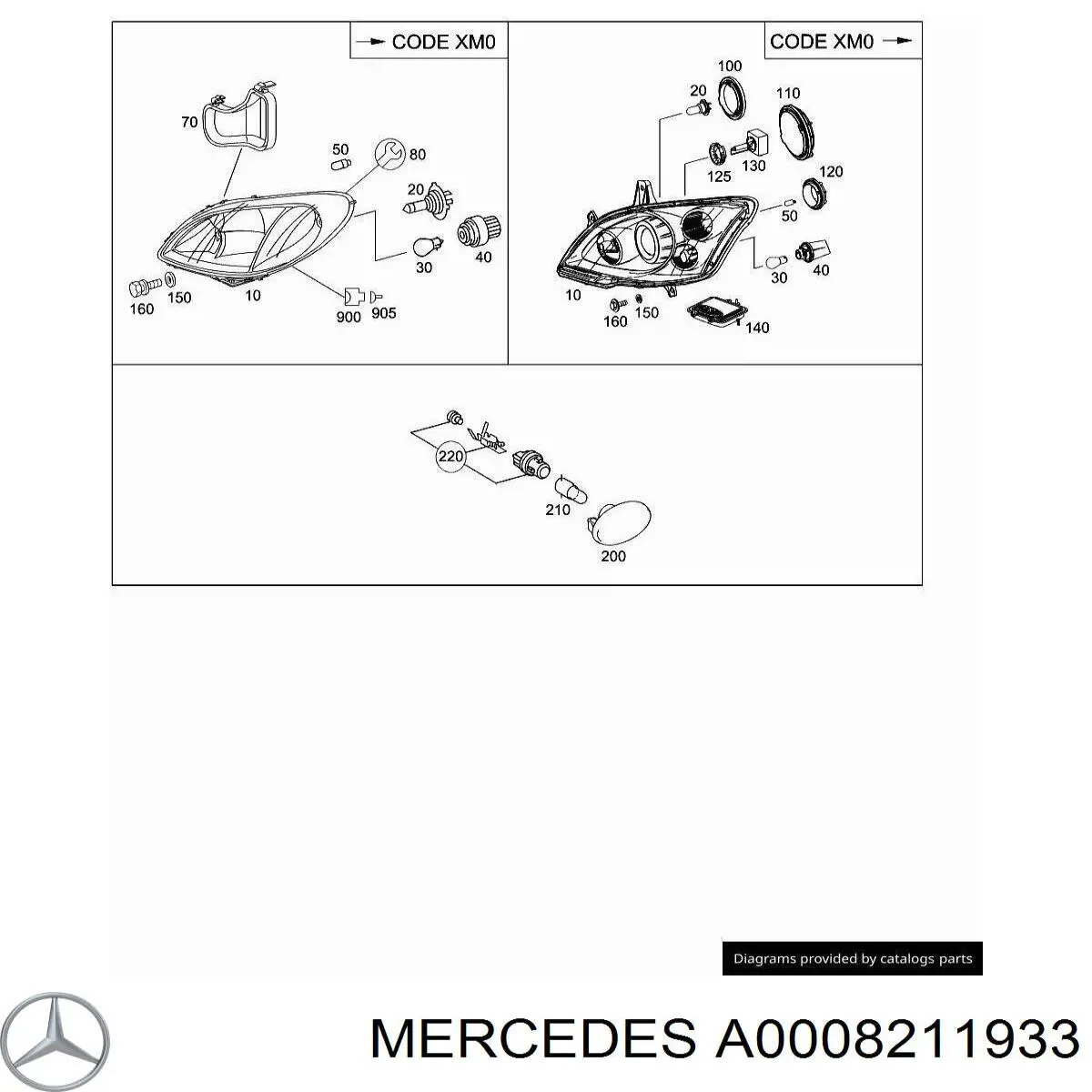 0008211933 Mercedes 