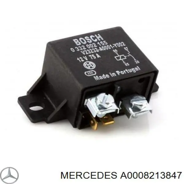 A0008213847 Mercedes Реле стартера