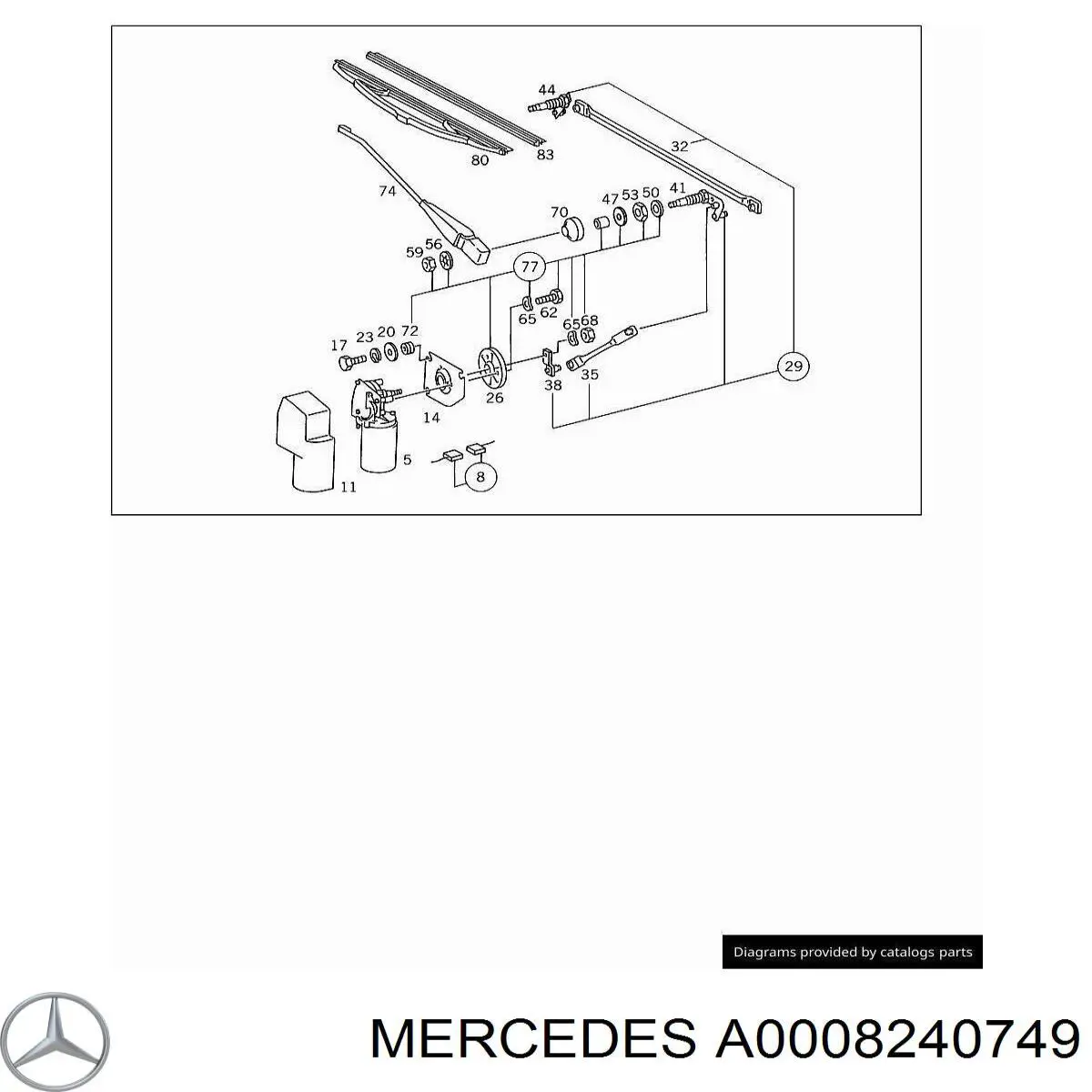  Mercedes 0008240749 цена, от 7.38 USD