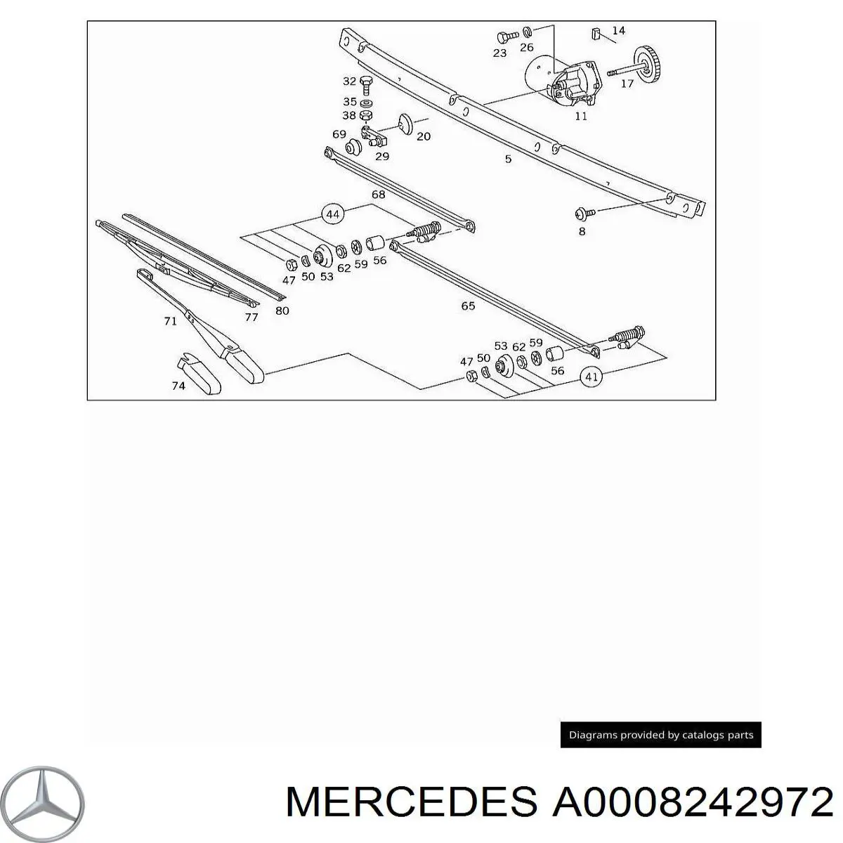 A0008242972 Mercedes 