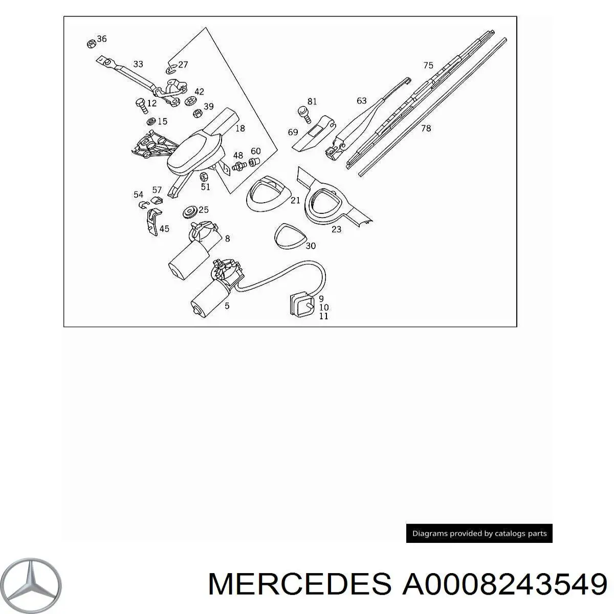 Купить A0008243549 Mercedes 