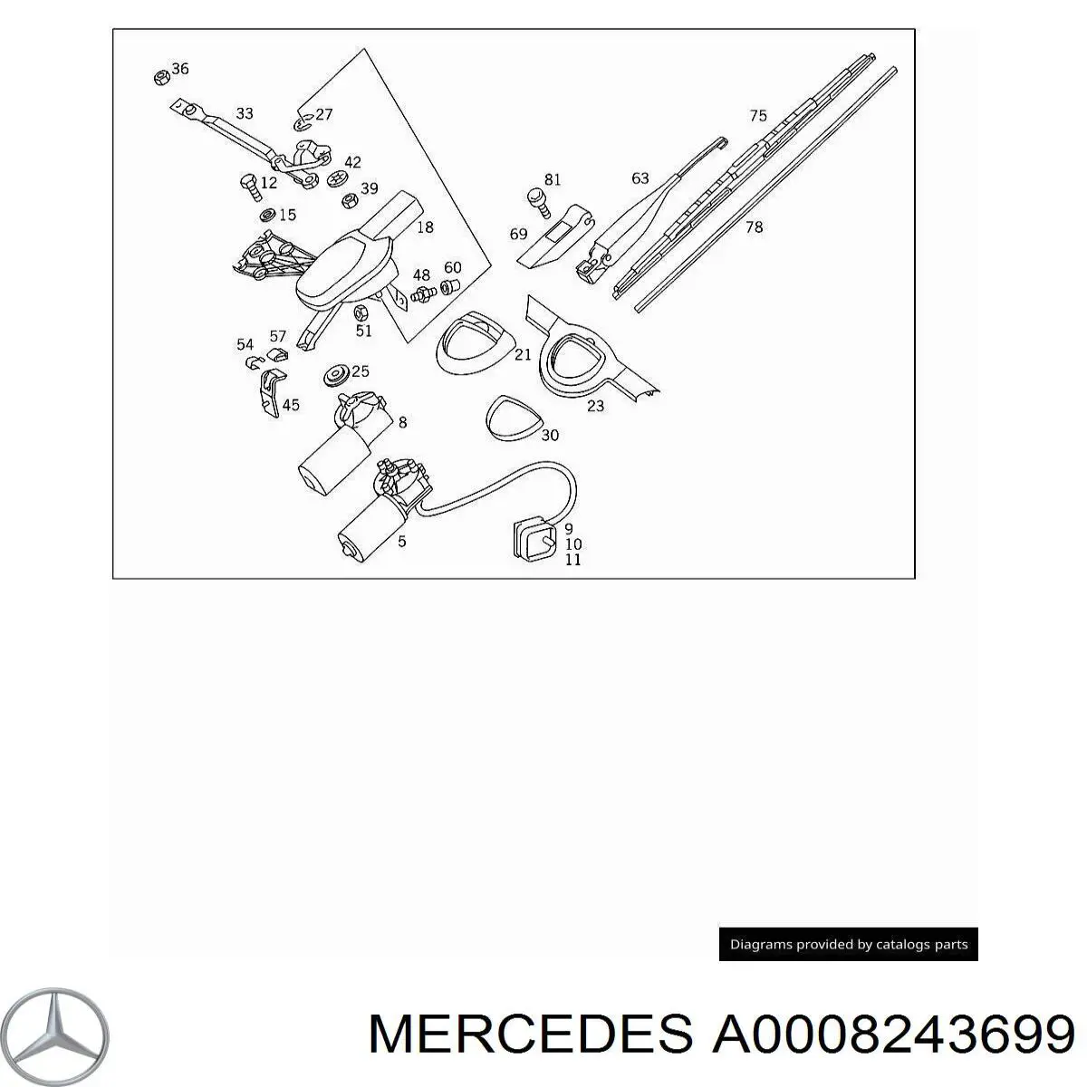 A0008243699 Mercedes 