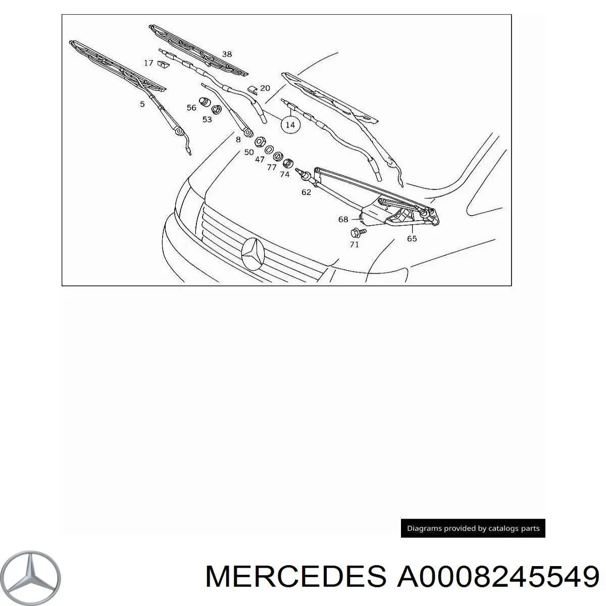 A0008245549 Mercedes 