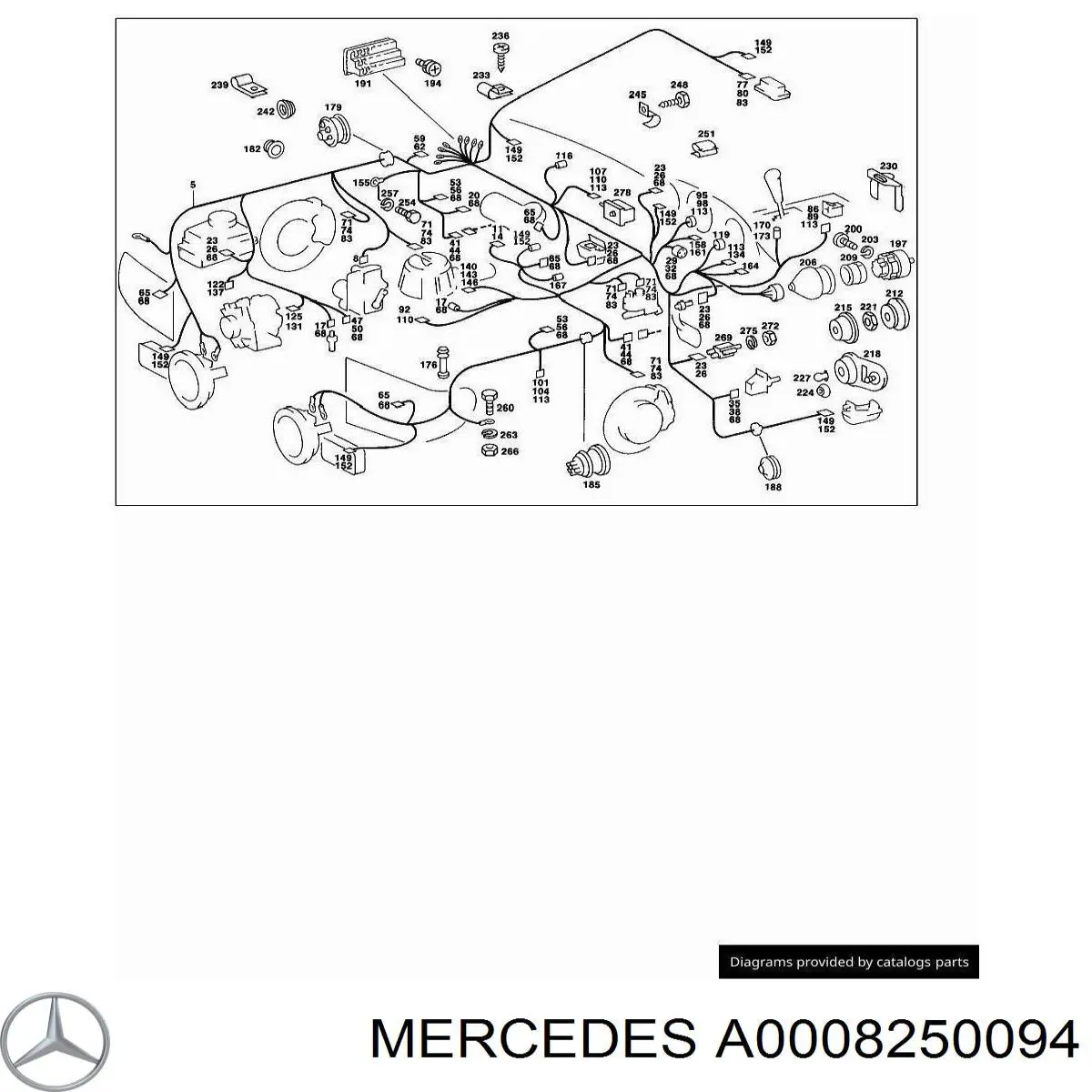 Лампочка A0008250094 Mercedes