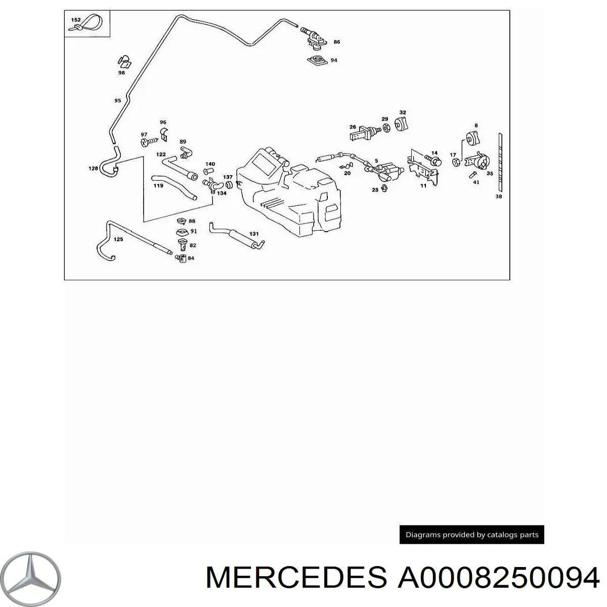 Купить 000000001061 Mercedes Лампочка