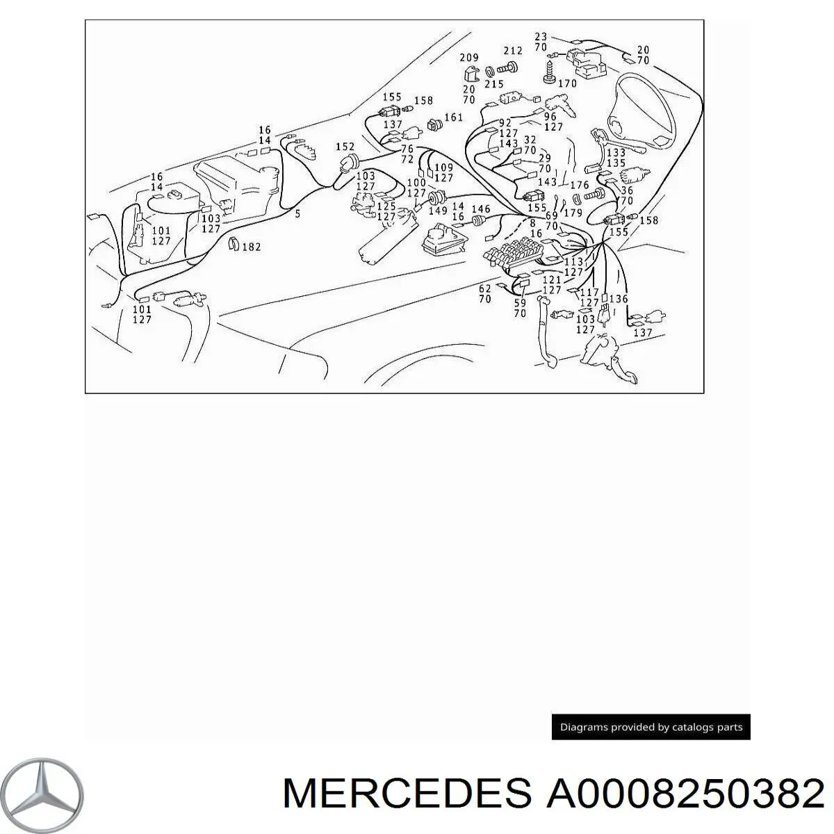 A0008250382 Mercedes 