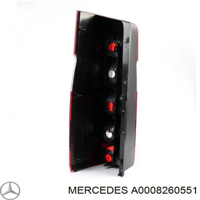 Фонарь задний правый Mercedes A0008260551 цена, от 56.43 USD