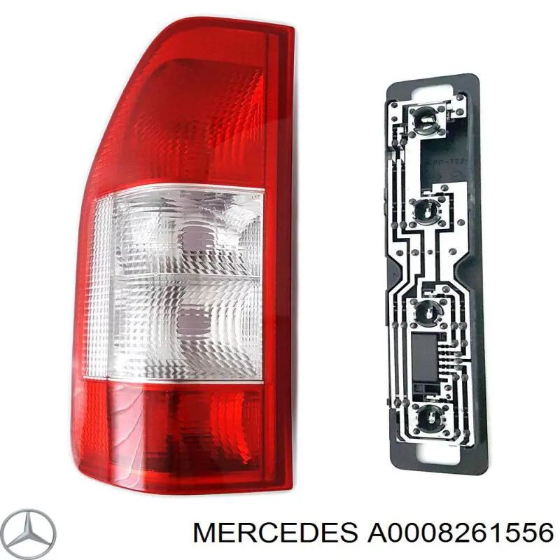 A0008261556 Mercedes фонарь задний левый