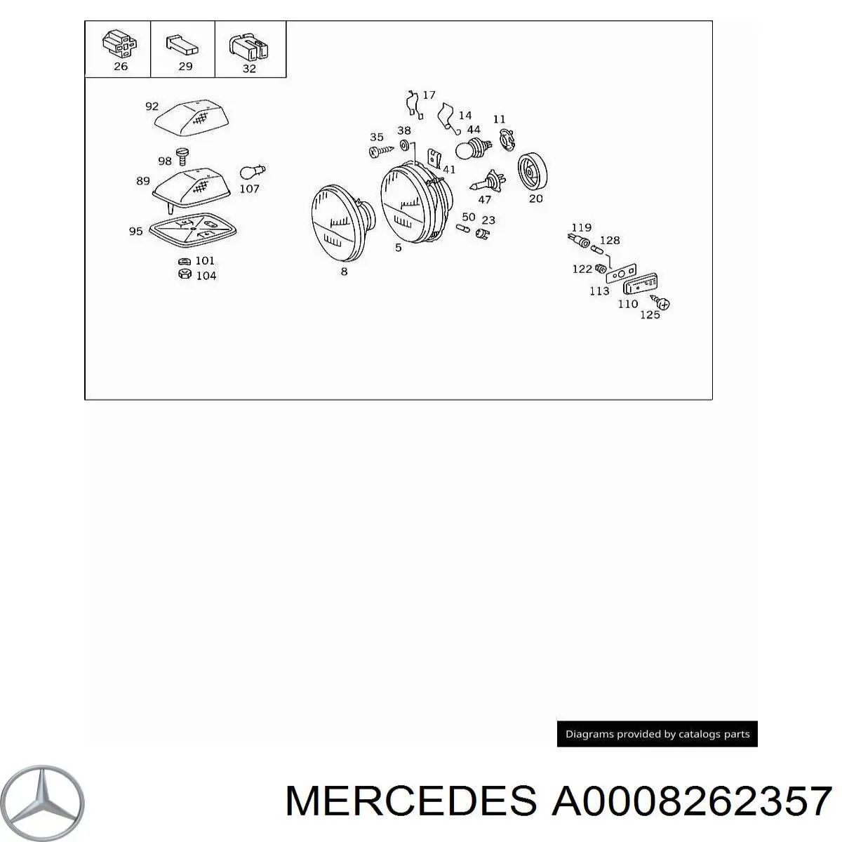 A0008262357 Mercedes 