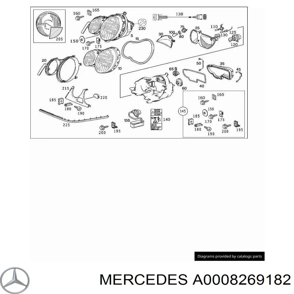 A0008269182 Mercedes 