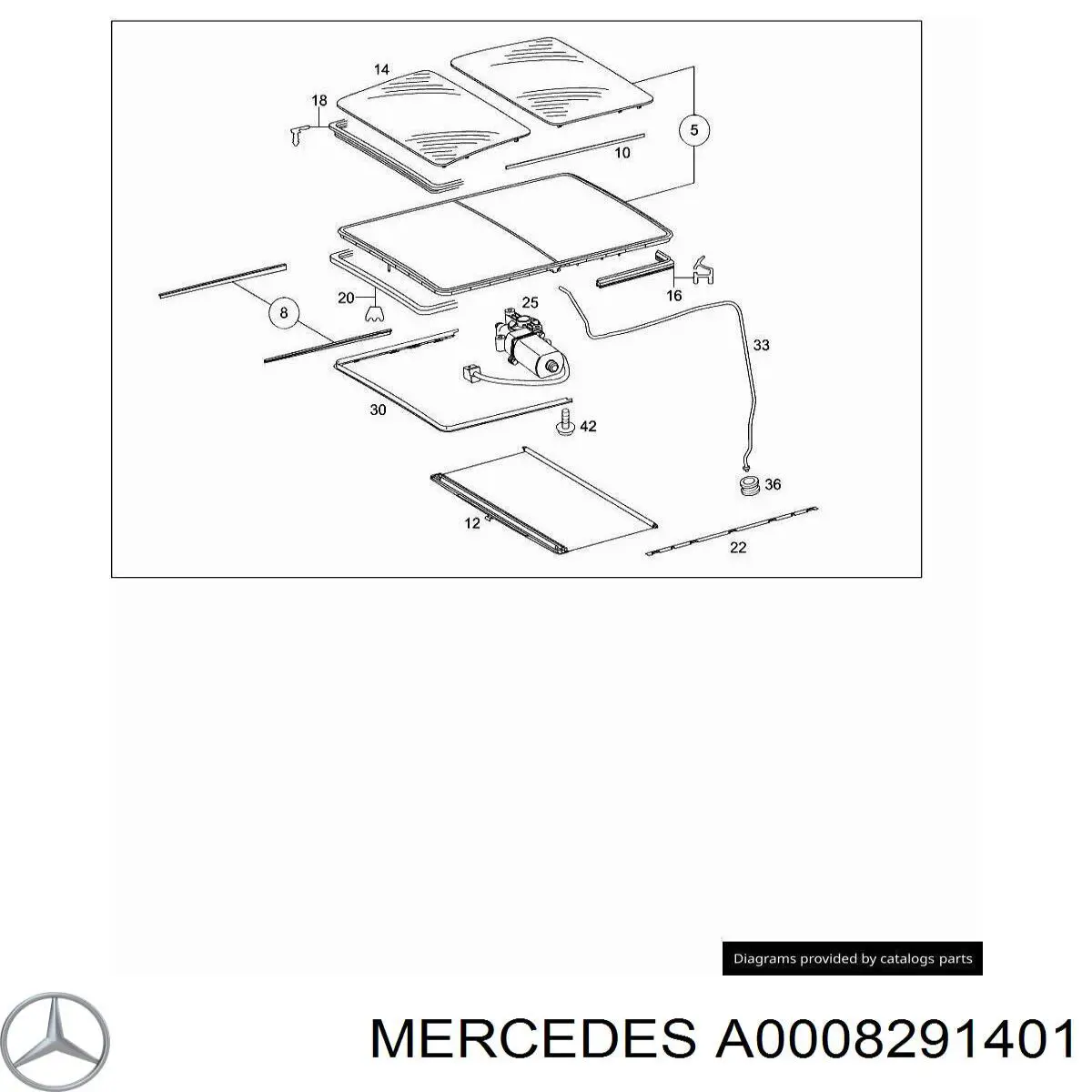  A0008291401 Mercedes