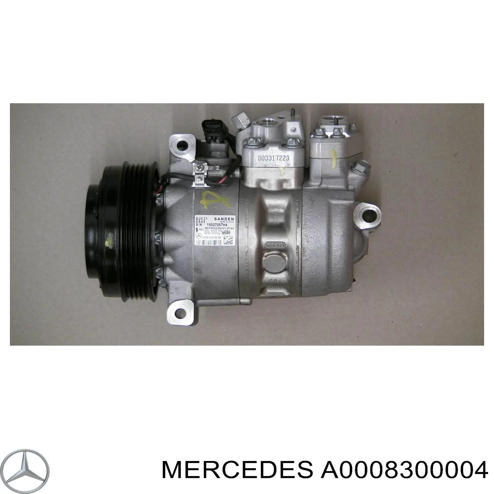Компрессор системы кондиционирования Mercedes A0008300004 цена, от 3386.00 USD