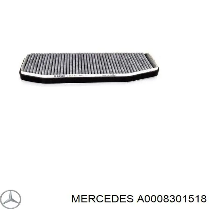 Фильтр воздушный отопителя Mercedes A0008301518 цена, от 58.60 USD