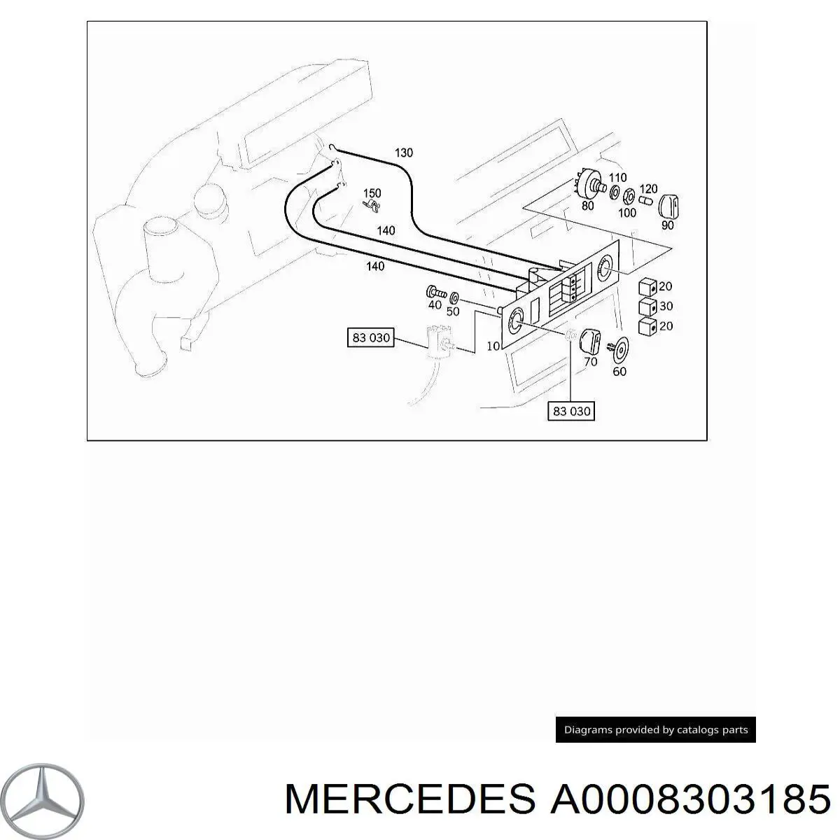  0008303185 Mercedes