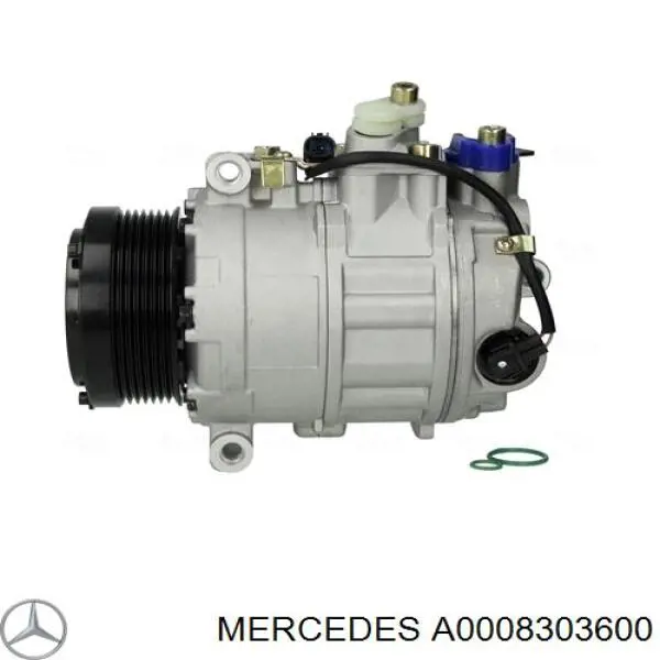 Компрессор кондиционера A0008303600 Mercedes