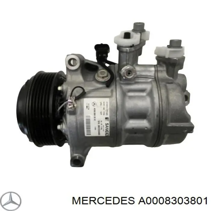 Компрессор кондиционера A0008303801 Mercedes