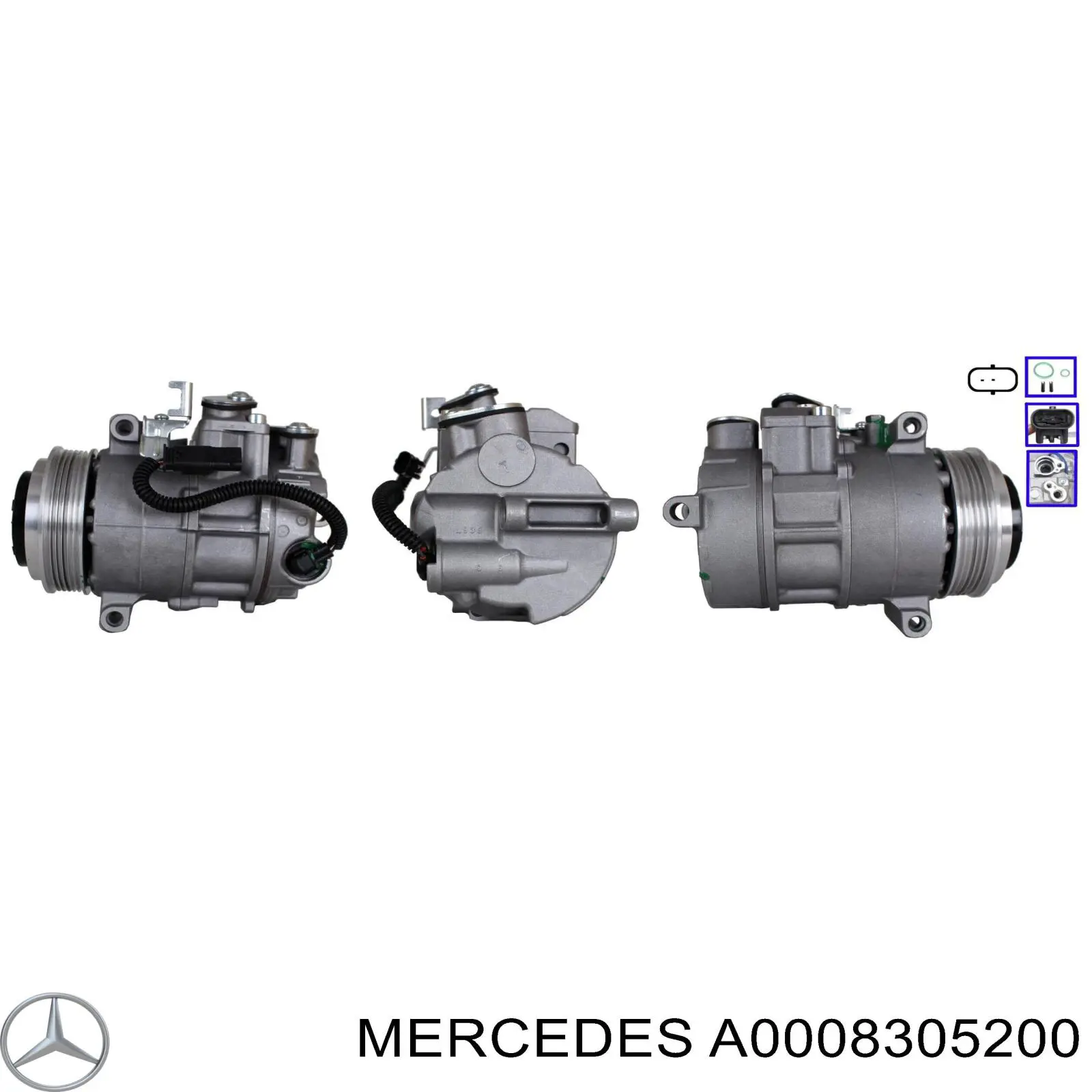 A0008305200 Mercedes компрессор кондиционера