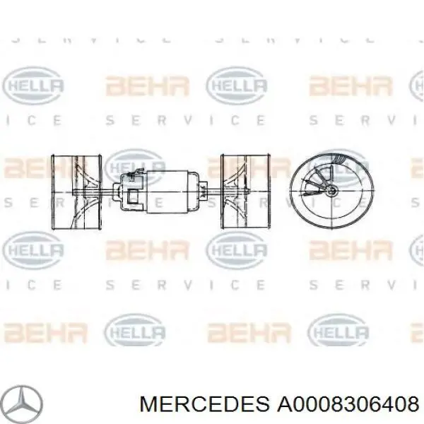 Вентилятор печки A0008306408 Mercedes