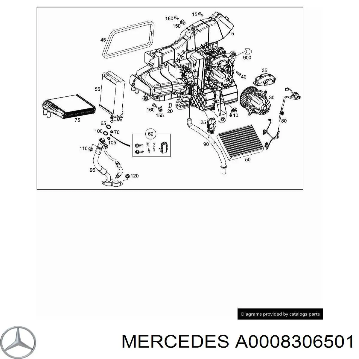 A0008306501 Mercedes 