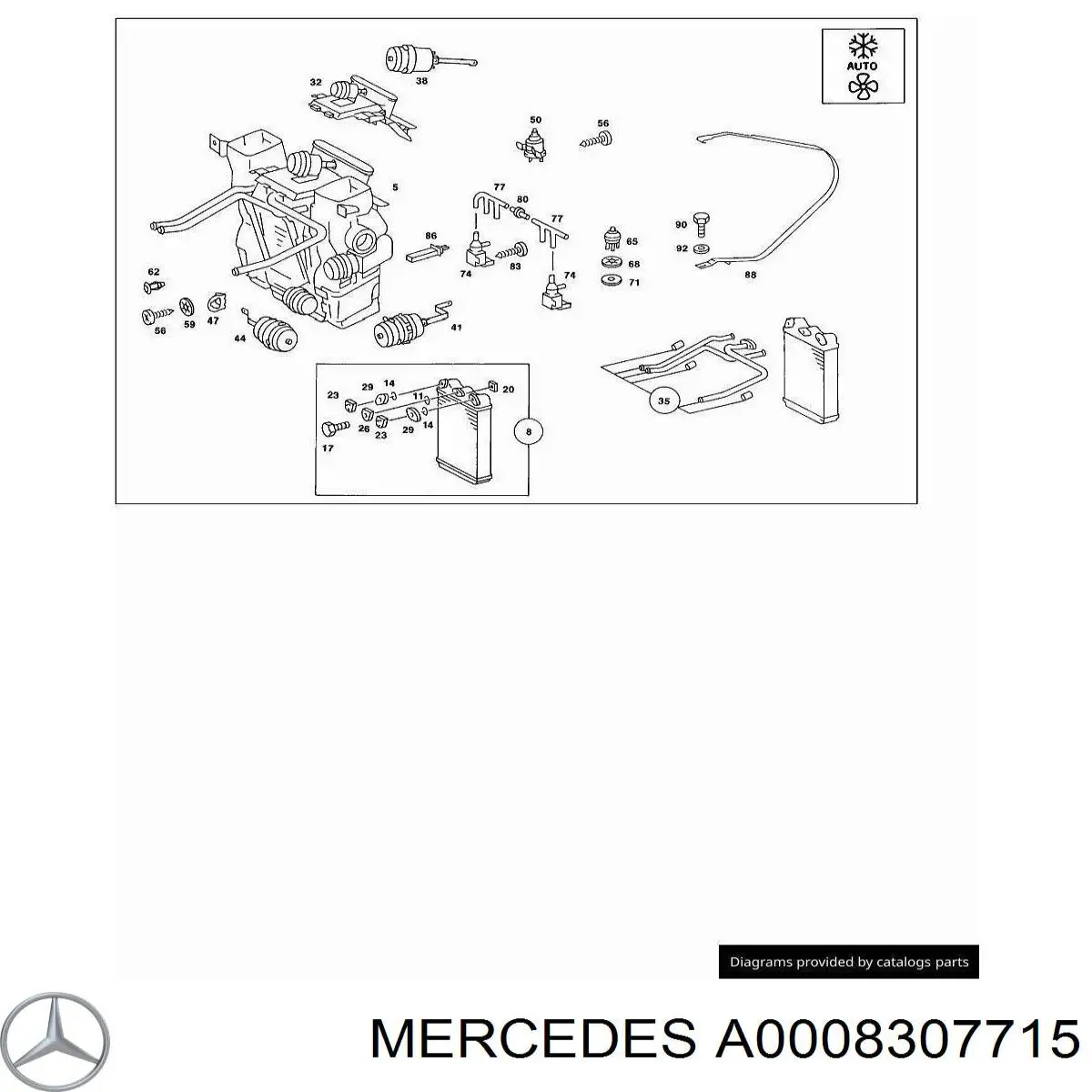 0008307715 Mercedes 