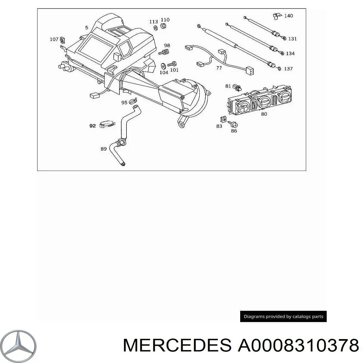 A0008310378 Mercedes 