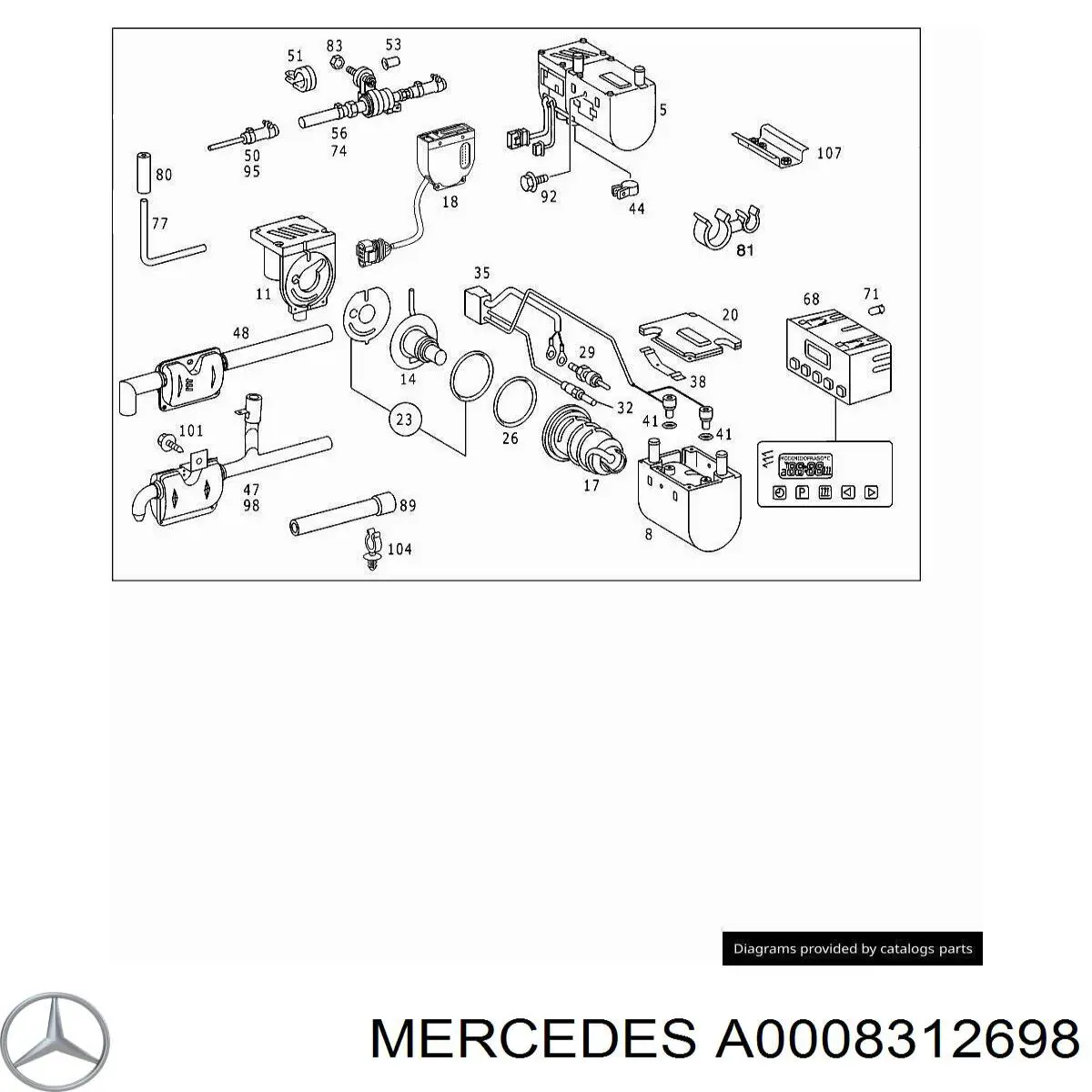  A0008312698 Mercedes