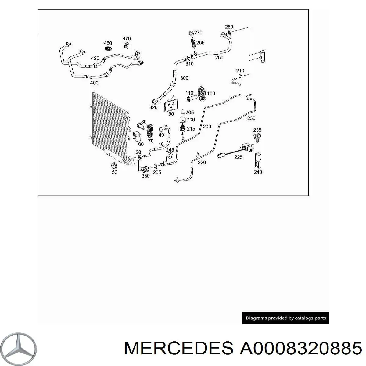 A0008320885 Mercedes 