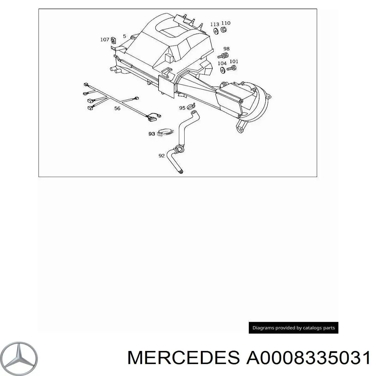 A0008335031 Mercedes 