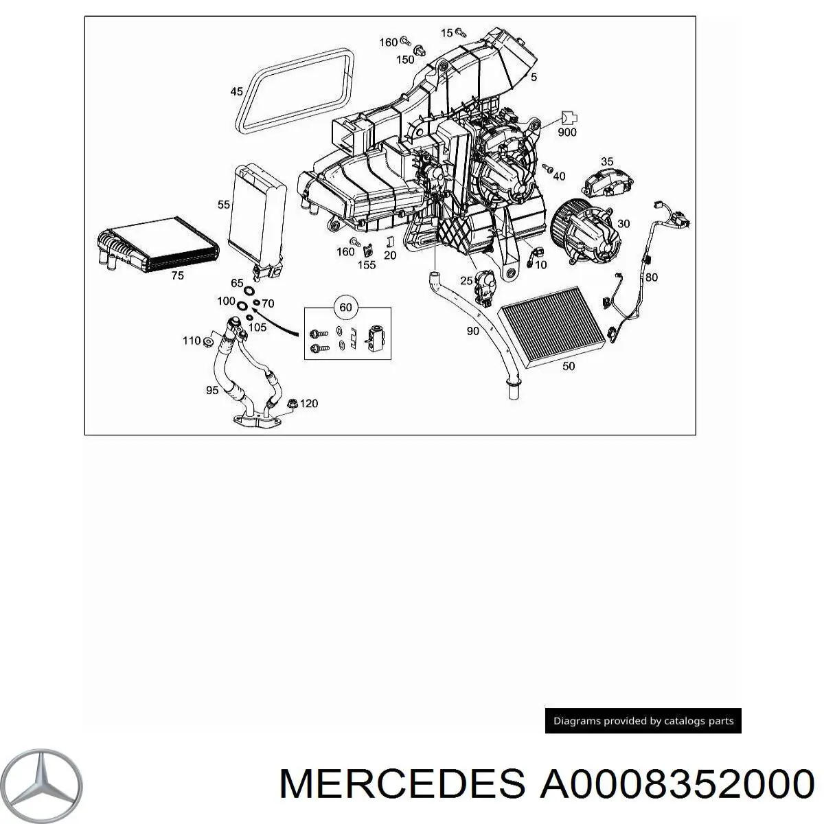 A0008352000 Mercedes 