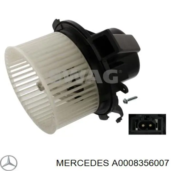 A0008356007 Mercedes вентилятор печки