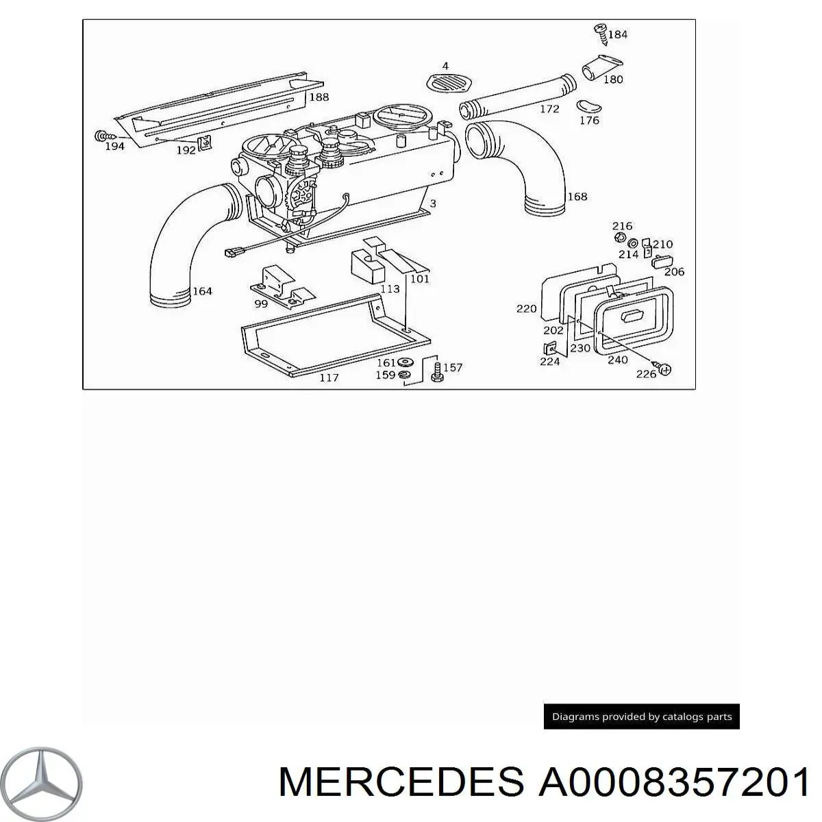  A0008357201 Mercedes